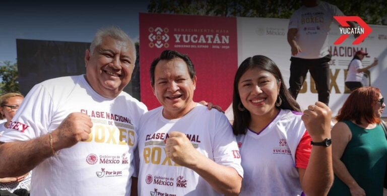 Joaquín Díaz Mena encabeza la Clase Masiva de Boxeo en Yucatán