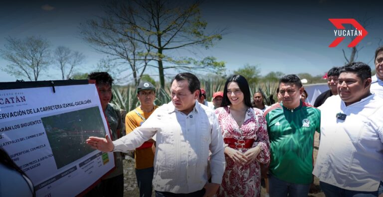Joaquín Díaz Mena supervisó la reparación de 43 km de carretera en Yucatán